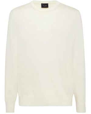 Billionaire Pullover Mit Rundhalsausschnitt - Weiß