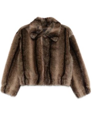 STUDIO AR Lucy Coat - Brown