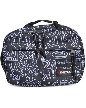 Eastpak Keith Haring-Print Clutch Bag - Blue