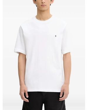 Samsøe & Samsøe Logo-Embroidered T-Shirt - White