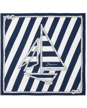 Jacquemus Bateau Corde Schal - Blau