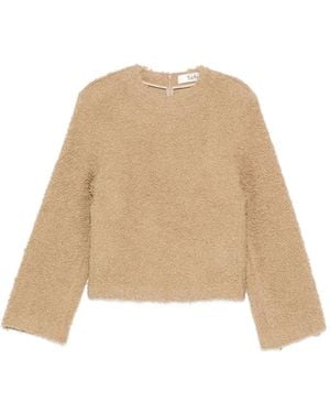 Séfr Virgin Wool-Blend Jumper - Natural