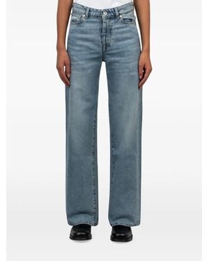 Our Legacy Treble-Cut Faded-Effect Jeans - Blue