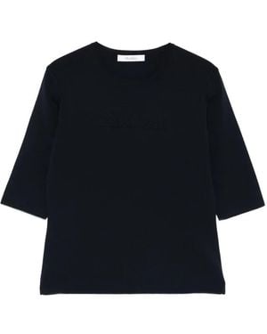 Max Mara Embossed Top - Black