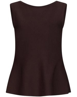 Liu Jo Cut-Out Top - Brown