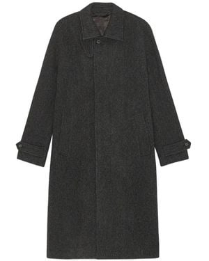 NN07 Button-Up Coat - Black