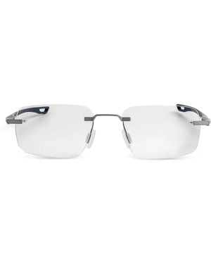 Tag Heuer Gafas con montura rectangular - Metálico