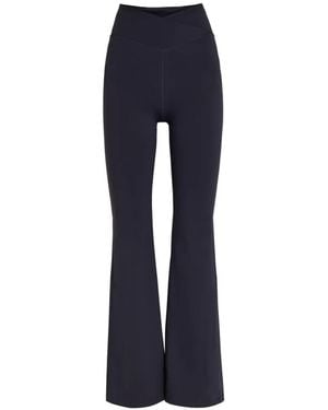 Tala Dayflex Wrap-Waist Flared Pants - Blue
