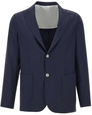 Barba Napoli Wool Blazer - Blue