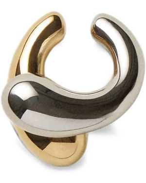 Panconesi Blow Up Helix Two-Tone-Design Ear Cuff - Metallic