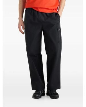 New Balance Logo-Detail Cargo Trousers - Black