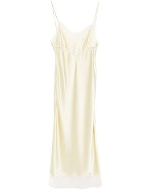 Kiki de Montparnasse Tiered Slip Dress - White