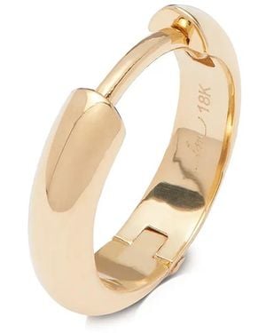 Lizzie Mandler 18Kt Chubby Gelbgoldcreole - Schwarz