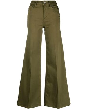 FRAME Vaqueros Le Pixie Palazzo Anchos - Verde