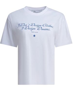 Semler Quote-Print T-Shirt - Blue