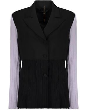 Ellery Geplooide Blazer - Zwart