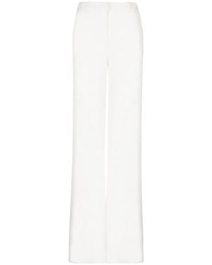 Balmain Ausgestellte Krepphose - Weiß