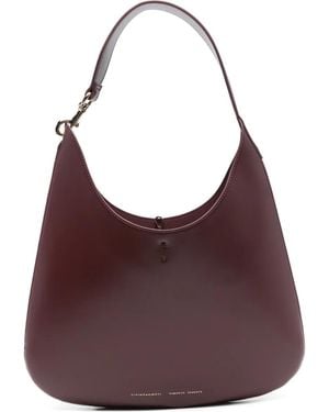 Liviana Conti Medium Chloe Top Handle Shoulder Bag - Purple