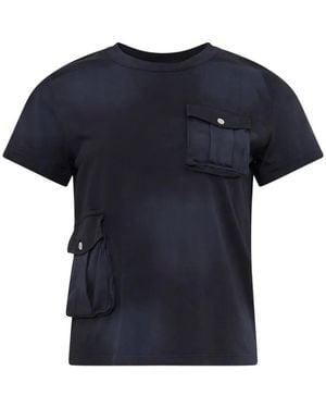 3.1 Phillip Lim Cargo-Pocket T-Shirt - Blue