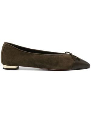 Aquazzura Gioia フラットシューズ - ブラウン