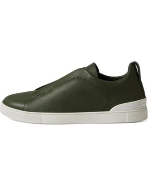 ZEGNA Triple-Stitch Trainers - Green