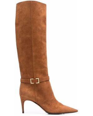 Sergio Rossi Sr Mini Prince Suede Boots - Brown