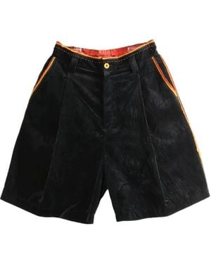 Commun's Short En Velours - Noir