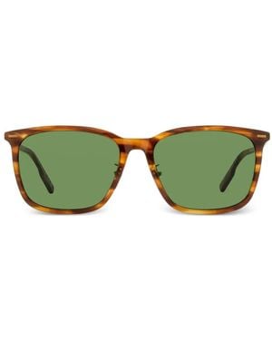 ZEGNA Occhiali Da Sole Rettangolari - Verde