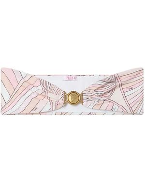 PUCCI Top De Bikini Con Estampado Iride - Rosa