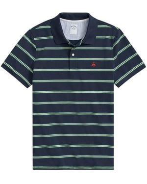 Brooks Brothers Logo-Embroidery Polo Shirt - Blue