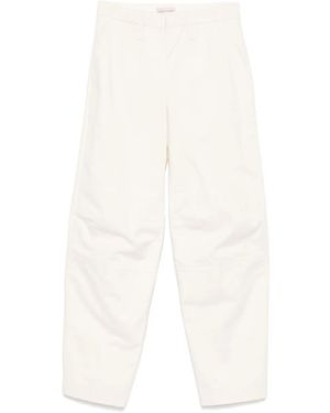 Semicouture Cotton Trousers - White