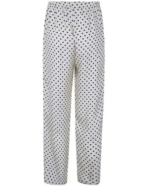 Laura Urbinati Polka Dot Trousers - Grey
