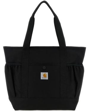 Carhartt Borsa Tote Clapton Con Tasche - Nero
