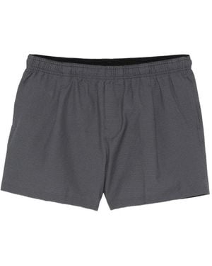 Our Legacy Costume Da Bagno Con Motivo A Quadri - Grigio