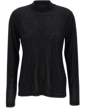 Filippa K Mock-neck T-shirt - ブラック