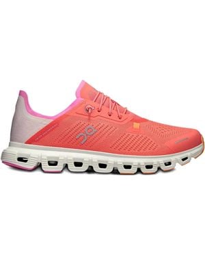 On Shoes Cloud 6 Coast Mesh Running Trainers - Red