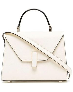 Valextra Borsa iside micro in pelle - Bianco