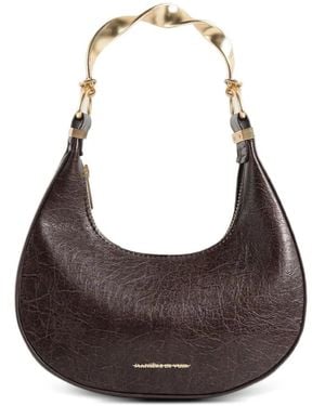 Manière De Voir Sadie Sculpted Crescent Bag - Brown