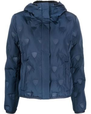 Rossignol Hooded Quilted Jacket - Blue