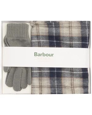 Barbour Bufanda A Cuadros - Gris