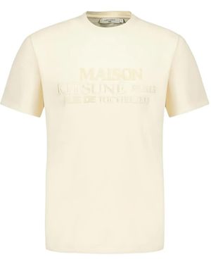 Maison Kitsuné Paris T-Shirt - Natural