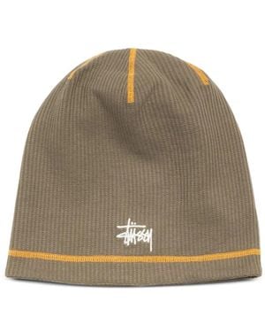 Stussy Waffle Skullcap Beanie Hat - Natural