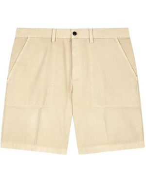 Dondup Patch-Pocket Shorts - Natural