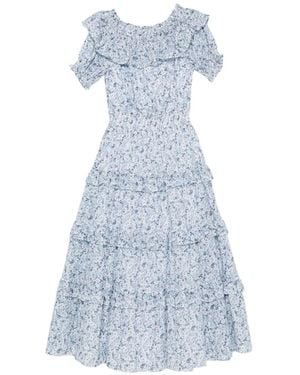 Ralph Lauren Woven Long Dress - Blue
