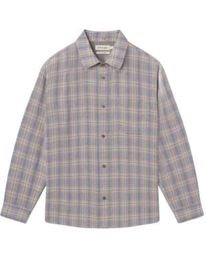 FRAME Camicia A Quadri - Grigio