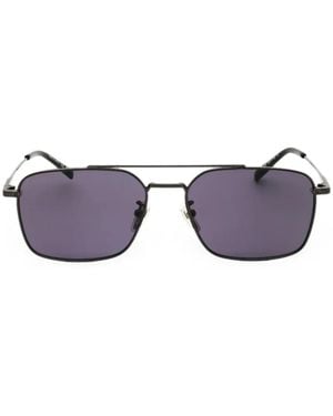 Gucci Rectangle-Frame Sunglasses - Purple