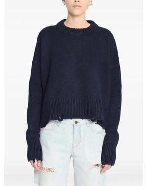 Nackiyé Distressed Sweater - Blue