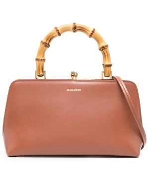 Jil Sander Goji Bamboo Mini Bag - Brown