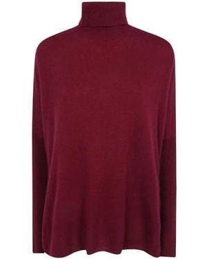 ABSOLUT CASHMERE Clara Cashmere Roll-Neck Jumper - Red