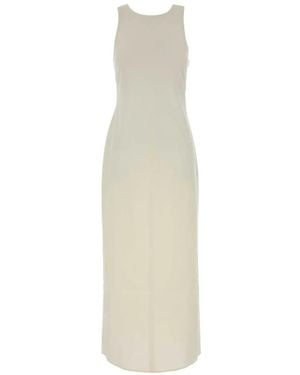 Co. Sleeveless Racer-Back Midi Dress - White